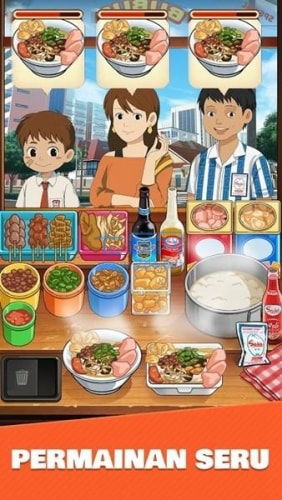 (爸爸的餐厅系列游戏)爸爸的面馆游戏：享受无限金币和钻石的乐趣